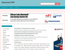 Tablet Screenshot of datasheetpdf.net
